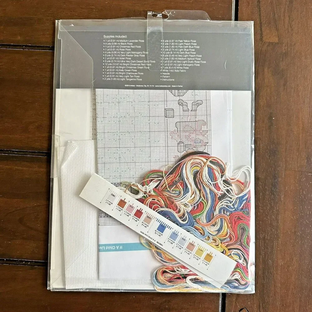 Counted Cross Stitch Kit If A Child Lives With Love Criticism Zweigart